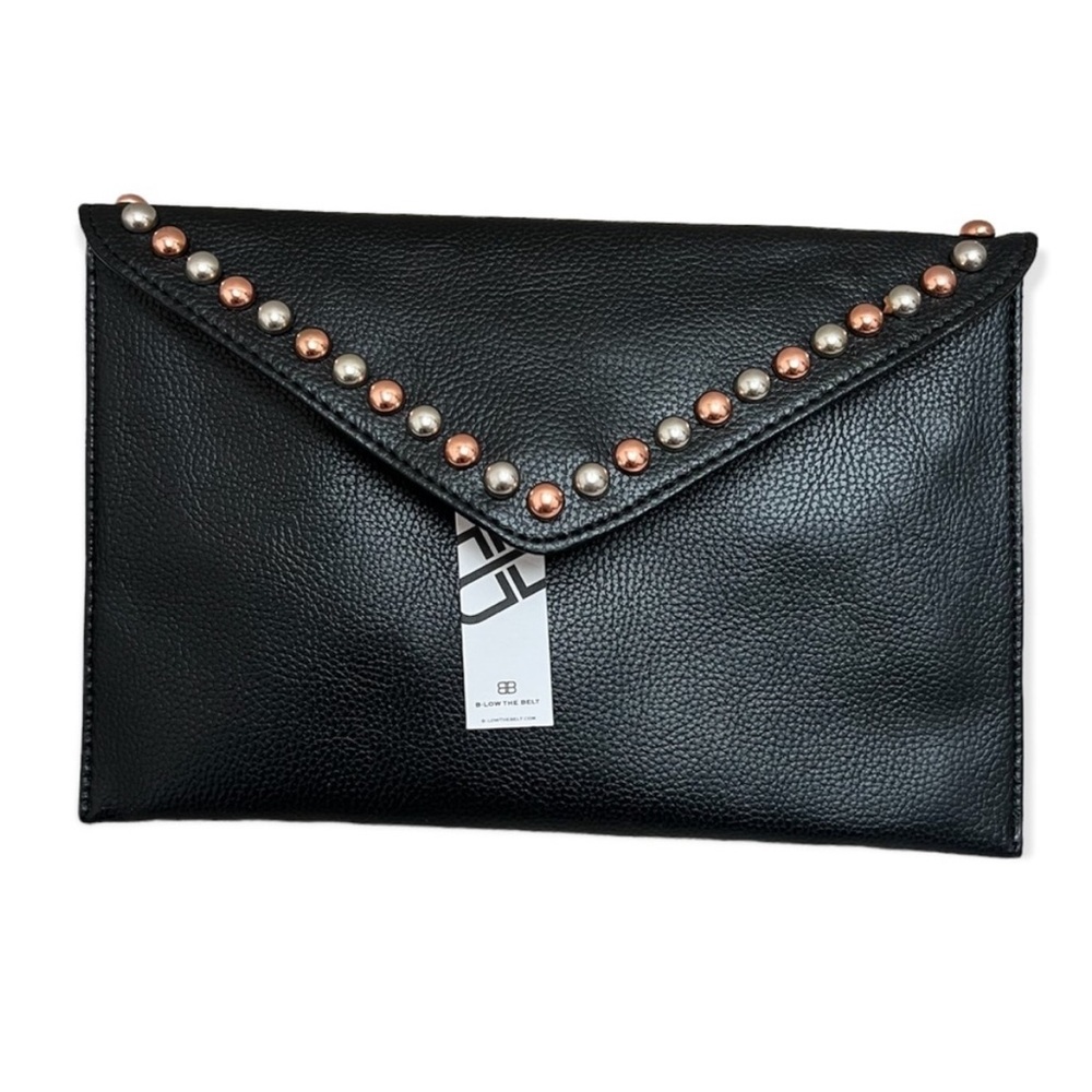 NWT B Low The Belt Studded Clutch Purse